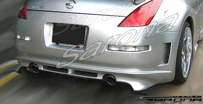 Custom Nissan 350Z  Coupe Rear Bumper (2003 - 2008) - $540.00 (Part #NS-028-RB)